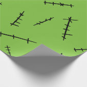 Frankenstein Stitches Cadeaupapier (Hoek)