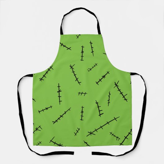 Frankenstein Stitches Schort (Voorkant)
