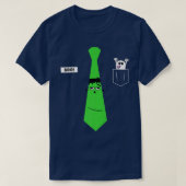 Frankenstein Stropdas Pocket Ghost Halloween Assoc T-shirt (Design voorkant)
