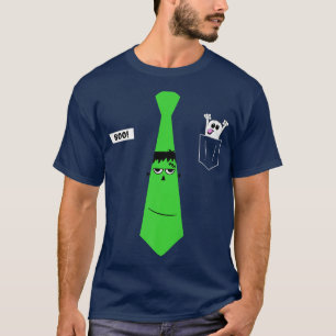 Frankenstein Stropdas Pocket Ghost Halloween Assoc T-shirt