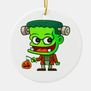 Frankenstein Toon Keramisch Ornament
