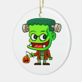 Frankenstein Toon Keramisch Ornament (Links)