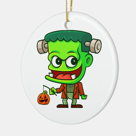 Frankenstein Toon Keramisch Ornament (Links)
