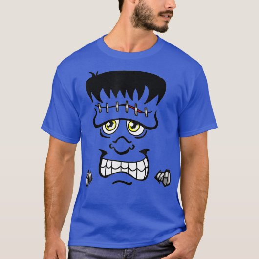 Frankenstein Tshirt Munster Monster Halloween (Voorkant)
