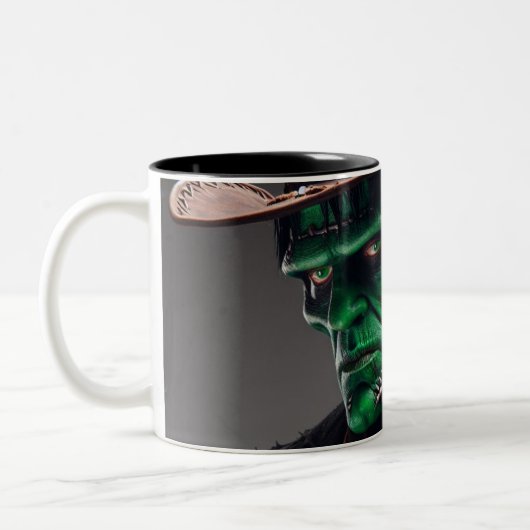 Frankenstein Two-Tone Coffee Mok (Links)
