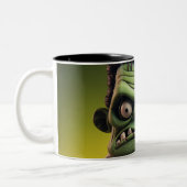 Frankenstein Two-Tone Coffee Mok (Links)