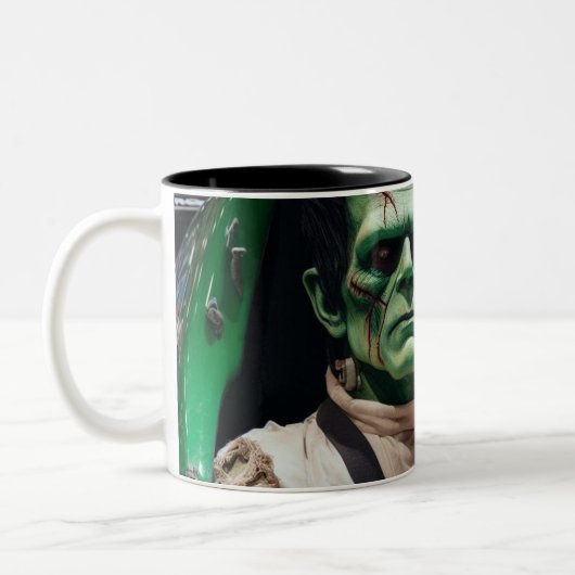 Frankenstein Two-Tone Coffee Mok (Links)