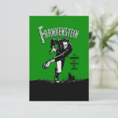 Frankenstein - Uitnodigingen / RSVP (Staand voorkant)