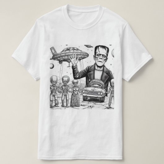 Frankenstein variant T-Shirt (Design voorkant)