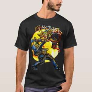 Frankenstein versus de Wolfman T-shirt