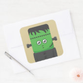 Frankenstein Vierkante Sticker (Envelop)