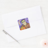 Frankenstein Vierkante Sticker (Envelop)