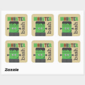 Frankenstein Vierkante Sticker (Vel)
