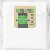 Frankenstein Vierkante Sticker (Tas)