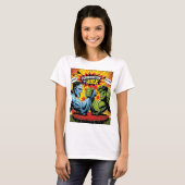 Frankenstein vs Hulk - Classic Pop Art T-shirt (Voorkant volledig)