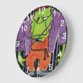 Frankenstein Wall Clock Grote Klok (Hoek)