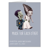 Frankenstein Wedding Gefeliciteerd Halloween (Voorkant)