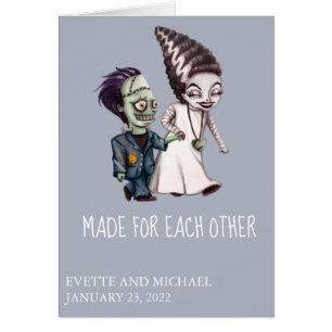 Frankenstein Wedding Gefeliciteerd Halloween