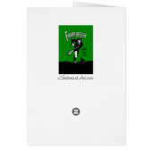 Frankenstein - Wenskaart / Halloween (Achterkant)