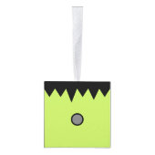 Frankenstein Wooden Cube Halloween Ornament (Rechts)