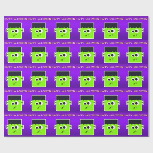 Frankenstein Wrapping Paper Cadeaupapier (Vlak)