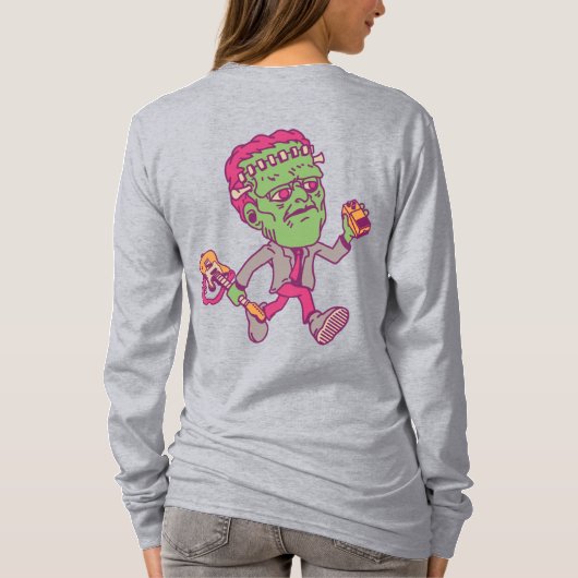 Frankenstein x gitaar t-shirt (Achterkant)