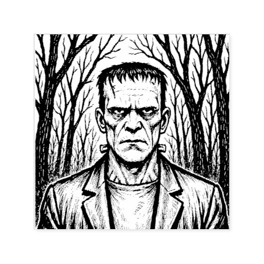 Frankenstein Zelfinktende Stempel (Design)