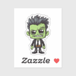 Frankenstein Zombie Sticker