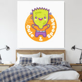 Frankensteinmonster Canvas Afdruk (Insitu (Slaapkamer))
