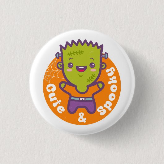 Frankensteinmonster Ronde Button 3,2 Cm (Voorkant)