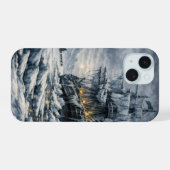 Frankensteins Arctische Jacht van BurnsInHell iPhone 15 Case (Achterkant horizontaal)