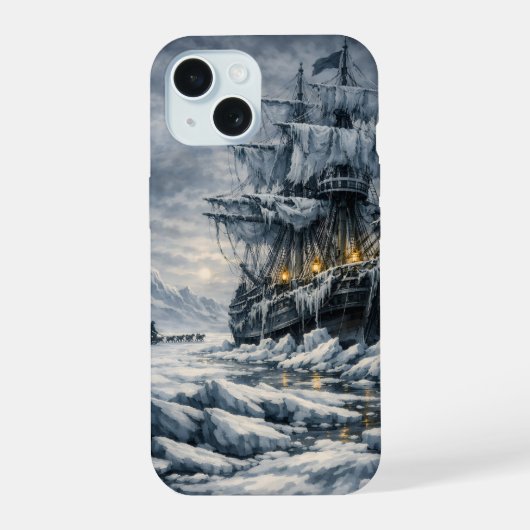 Frankensteins Arctische Jacht van BurnsInHell iPhone 15 Case (Achterkant)