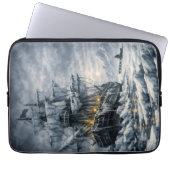 Frankensteins Arctische Jacht van BurnsInHell Laptop Sleeve (Voorkant)