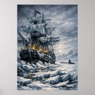 Frankensteins Arctische Jacht van BurnsInHell Poster