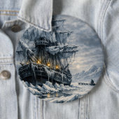 Frankensteins Arctische Jacht van BurnsInHell Ronde Button 6,0 Cm (In situ)