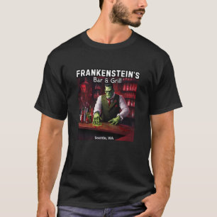 Frankensteins Bar and Grill, Seattle Washington T-shirt