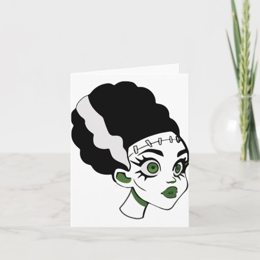 Frankenstein's Bride Monster Halloween Kostuum 1 Kaart (Voorkant)