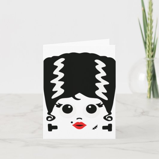 Frankenstein's Bride Monster Halloween kostuum Kaart (Voorkant)