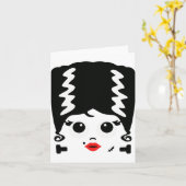 Frankenstein's Bride Monster Halloween kostuum Kaart (Gele Bloem)