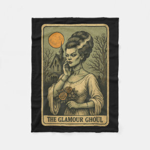 Frankensteins Bruid Glamour Ghoul Shirt Vrouwen Ta Fleece Deken