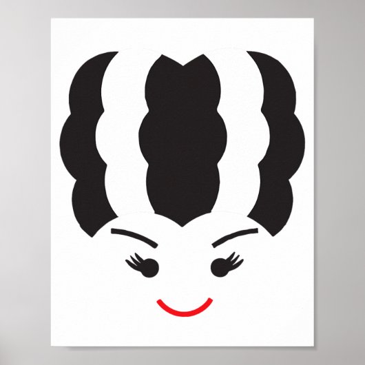 Frankenstein's Bruid Monster Halloween Kostuum 2  Poster (Voorkant)