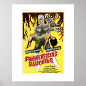 Frankenstein's dochter poster (Voorkant)