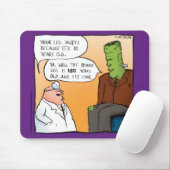 Frankensteins Doctor Cartoon Muismat (Met muis)