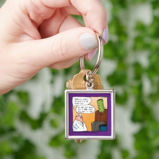 Frankensteins Doctor Cartoon Sleutelhanger (Hand)