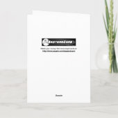 Frankenstein's Doctor Halloween Kaart (Achterkant)