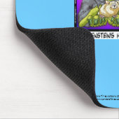 Frankensteins Hamster Grappige Cartoon Muismat (Hoek)