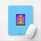 Frankensteins Hamster Grappige Cartoon Muismat (Met muis)