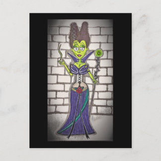 Frankenstein's maleficent briefkaart