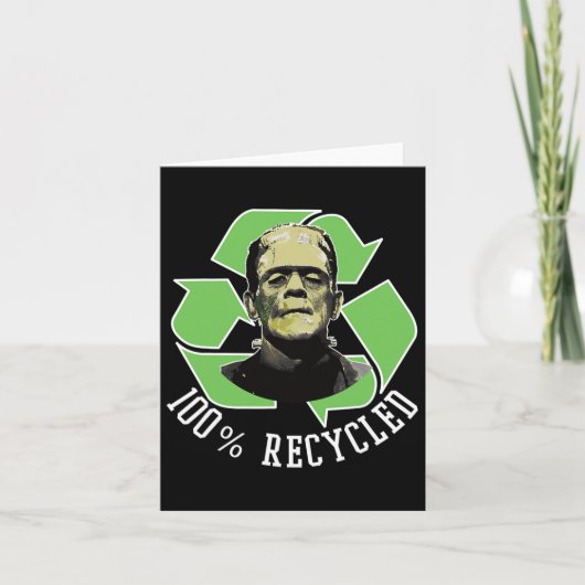 Frankenstein's Monster - 100% Gerecycleerd S Grapp Kaart (Voorkant)