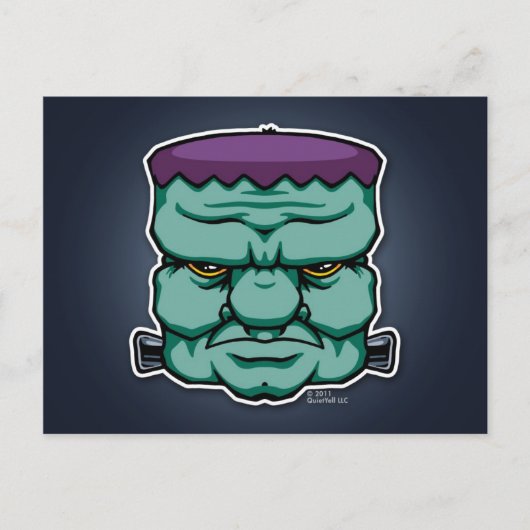 Frankenstein's monster briefkaart (Voorkant)